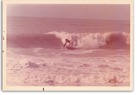 Early 70's surfing.