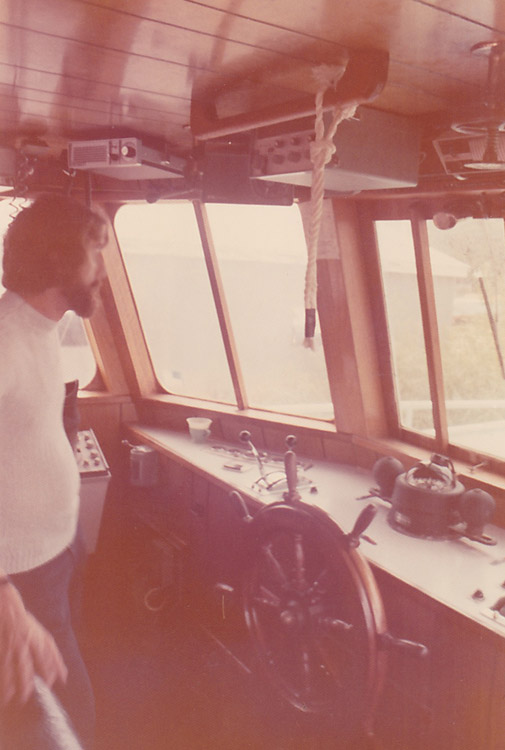 Will at the helm