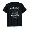An image of a black Gentlemen's Sport pot smuggling t-shirt from GanjaOutpost.com
