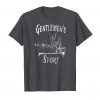 An image of a dark heather Gentlemen's Sport pot smuggling t-shirt from GanjaOutpost.com