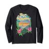 Image of a black colored Do it in Jamaica Vintage Marijuana Long Sleeve T-shirt from Ganja Outpost