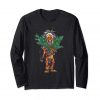 An image of a black cannabis grower long sleeve t-shirt from Ganja Outpost.