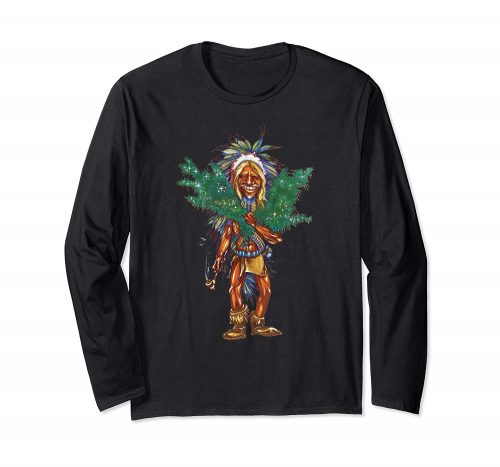 An image of a black cannabis grower long sleeve t-shirt from Ganja Outpost.