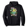 Image of a black colored Smoke Colombian Red Bud Vintage Marijuana Hoodie from Ganja Outpost