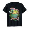 Image of a black colored Smoke Colombian Red Bud Vintage Marijuana T-shirt from Ganja Outpost