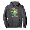 Image of a dark heather colored Smoke Colombian Red Bud Vintage Marijuana Hoodie from Ganja Outpost