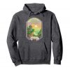 Image of a dark heather colored Colombian Gold Vintage Marijuana Pullover Hoodie from Ganja Outpost.