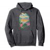 Image of a dark heather colored Do it in Jamaica Vintage Marijuana Hoodie from Ganja Outpost