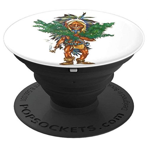 Expanded view of the Cannabis Grower Popsocket for Phones & Tablets from Ganja Outpost