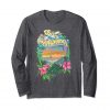 Image of a dark heather colored Do it in Jamaica Vintage Marijuana Long Sleeve T-shirt from Ganja Outpost