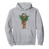 An image of a heather grey cannabis grower hoodie from Ganja Outpost.