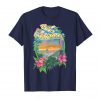 Image of a navy colored Do it in Jamaica Vintage Marijuana T-shirt from Ganja Outpost