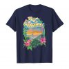Image of a navy colored Do it in Jamaica Vintage Marijuana T-shirt from Ganja Outpost