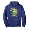Image of a navy colored Smoke Colombian Red Bud Vintage Marijuana Hoodie from Ganja Outpost