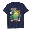 Image of a navy colored Smoke Colombian Red Bud Vintage Marijuana T-shirt from Ganja Outpost