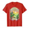 Image of a red colored Colombian Gold Vintage Marijuana T-shirt from Ganja Outpost