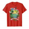 Image of a red colored Smoke Colombian Red Bud Vintage Marijuana T-shirt from Ganja Outpost