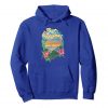 Image of a royal blue colored Do it in Jamaica Vintage Marijuana Hoodie from Ganja Outpost