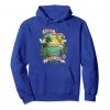 Image of a royal blue colored Smoke Colombian Red Bud Vintage Marijuana Hoodie from Ganja Outpost