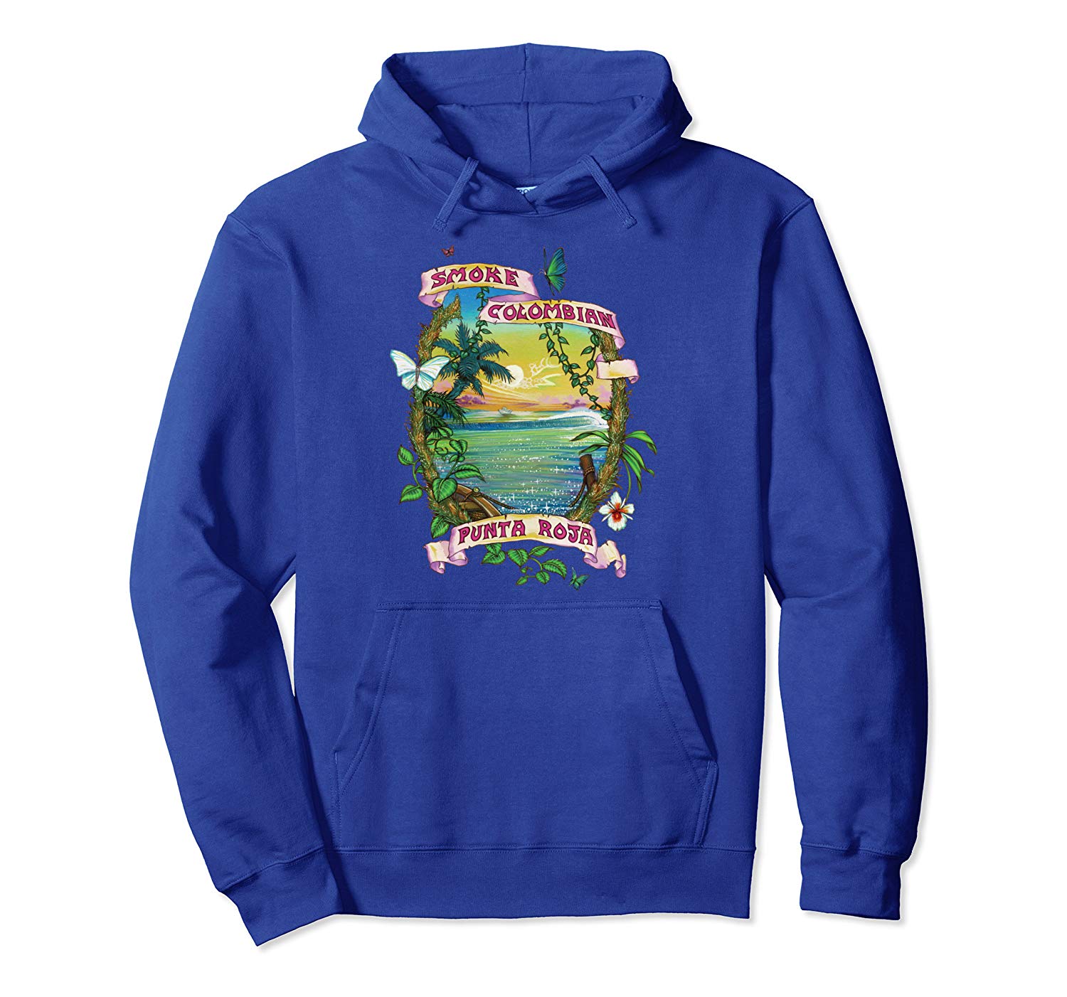 Smoke Colombian Hoodie Vintage Marijuana Gift