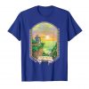 Image of a royal blue colored Colombian Gold Vintage Marijuana T-shirt from Ganja Outpost