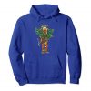 An image of a royal blue cannabis grower hoodie from Ganja Outpost.