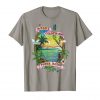 Image of a slate colored Smoke Colombian Red Bud Vintage Marijuana T-shirt from Ganja Outpost