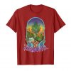 An Image of the red Smoke Marijuana T-shirt from Ganja Outpost