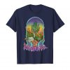 An Image of the navy Smoke Marijuana T-shirt from Ganja Outpost