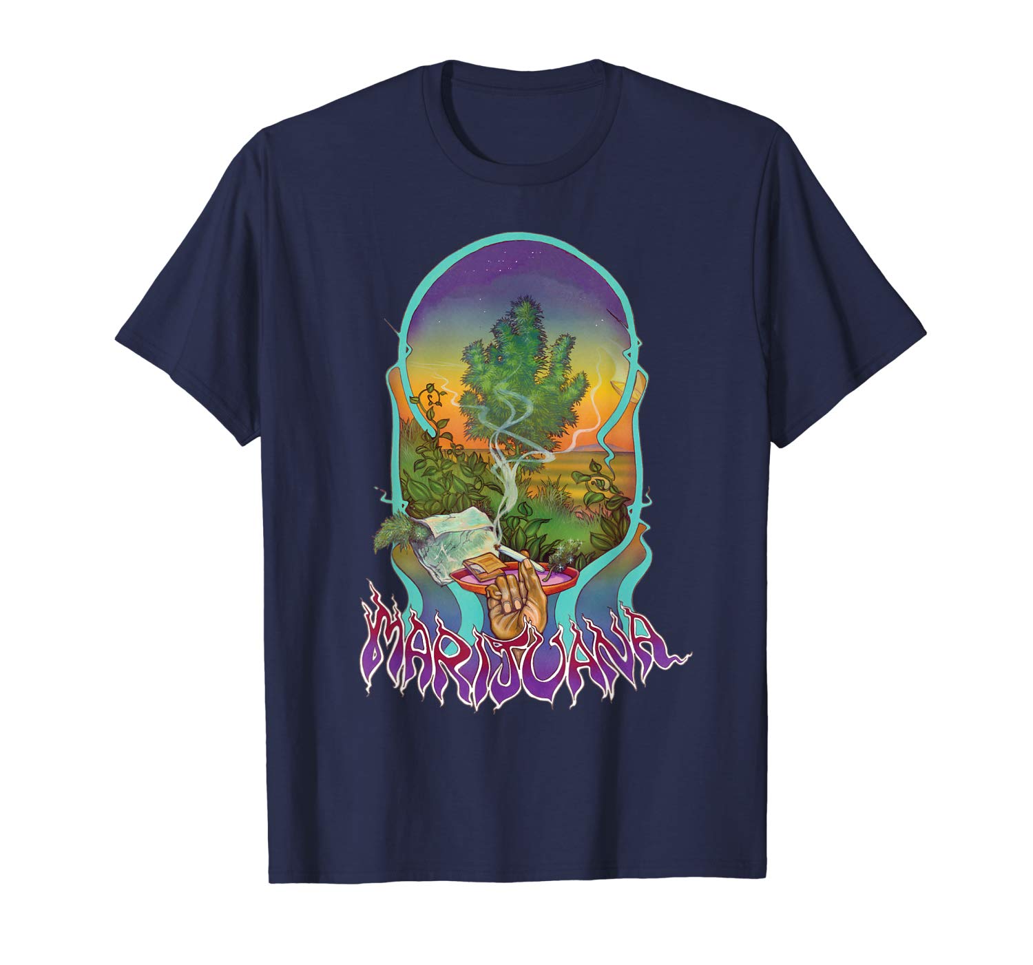 Smoke Marijuana Vintage Cannabis T-Shirt