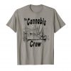 AN image of a slate colored Cannabis Crew T-shirt from Ganja Outpost.