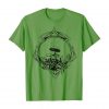 An Image of a green Magic Mushroom tshirt from Ganja Outpost vintage psychedelic apparel.