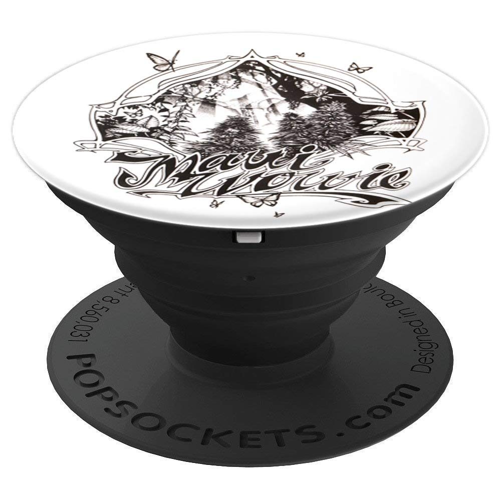 Expanded view of theMaui Wowie Blackline Popsocket for Phones & Tablets from Ganja Outpost