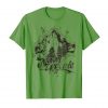 An image of the green colored Maui Wowie Blackline Vintage Cannabis T-shirt from Ganja Outpost