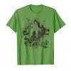 An image of the green colored Maui Wowie Blackline Vintage Cannabis T-shirt from Ganja Outpost