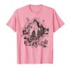 An image of the pink colored Maui Wowie Blackline Vintage Cannabis T-shirt from Ganja Outpost