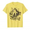 An image of the yellow colored Maui Wowie Blackline Vintage Cannabis T-shirt from Ganja Outpost