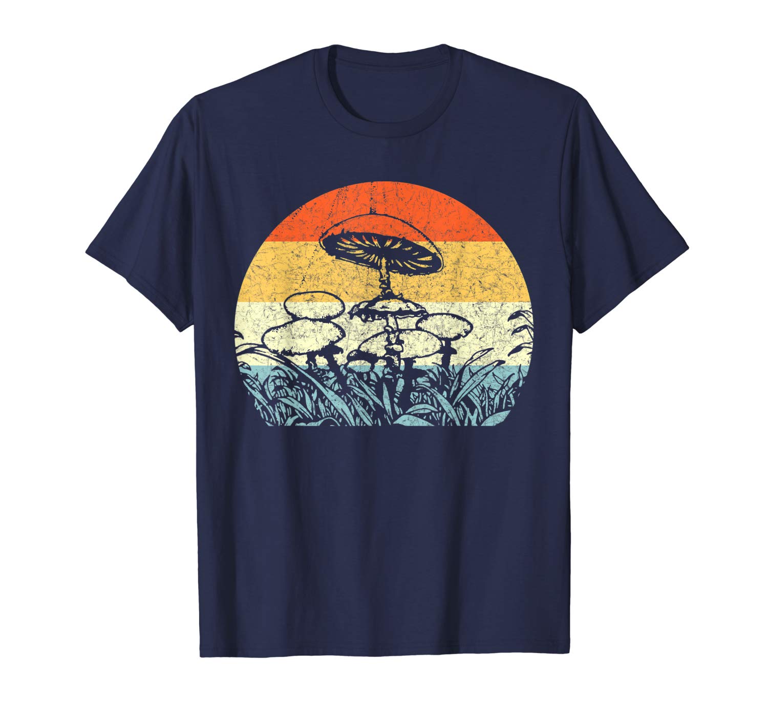 Retro Psychedelic Mushrooms