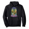 An Image of the black Smoke Marijuana pullover Hoodie from Ganja Outpost