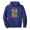 An Image of the navy Smoke Marijuana pullover Hoodie from Ganja Outpost