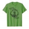An image of a green They're Magic Mushrooms T-shirt exclusively from Ganja Outpost