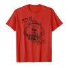 An image of a red They're Magic Mushrooms T-shirt exclusively from Ganja Outpost