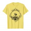 An Image of a yellow Magic Mushroom tshirt from Ganja Outpost vintage psychedelic apparel.