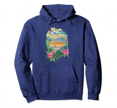 Jamaican Ganja Retro Weed Gift Hoodie