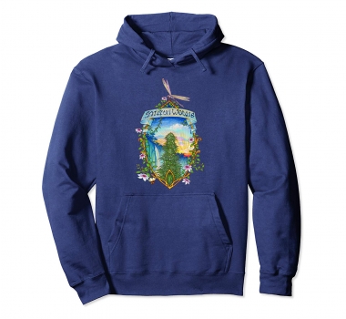 Maui Wowie Vintage Marijuana & Retro Weed Gift Pullover Hoodie