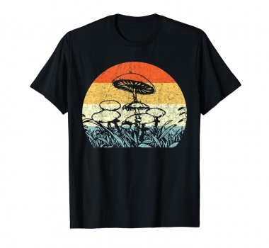 Retro Psychedelic Mushrooms