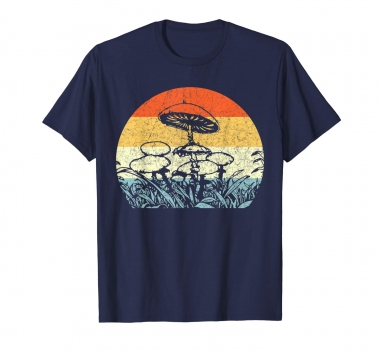 Retro Psychedelic Mushrooms