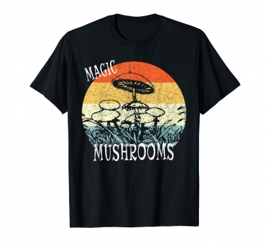 Retro Magic Mushrooms T-shirt